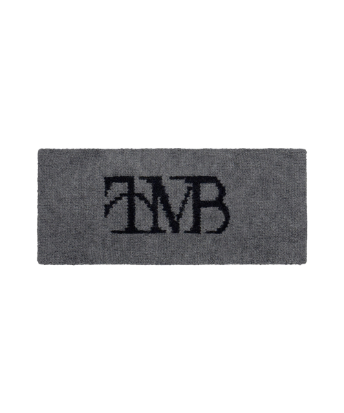 TMB Knit Hairband [ Charcoal ]