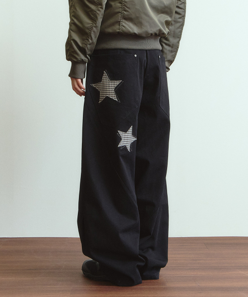 DD star applique balloon pants