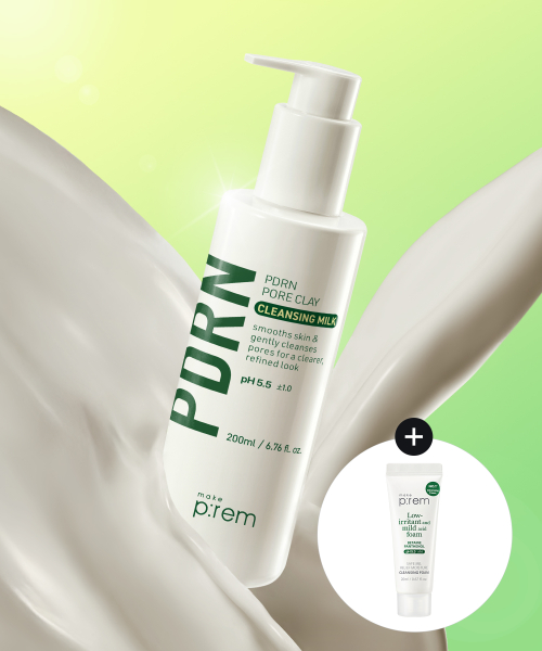 메이크프렘() [증정] PDRN 포어 클레이 클렌징 밀크 200ml 상품 이미지