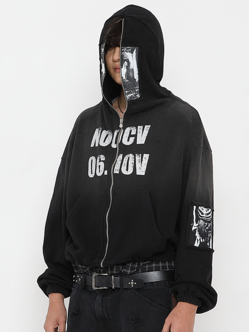 AK hoodie zip-up