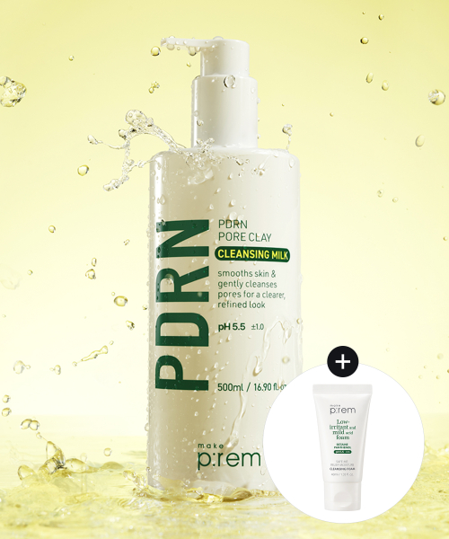 메이크프렘() [증정] PDRN 포어 클레이 클렌징 밀크 500ml 상품 이미지