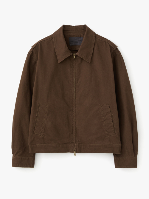 르마드() 워시드 워크 집업 자켓 - BROWN 상품 이미지