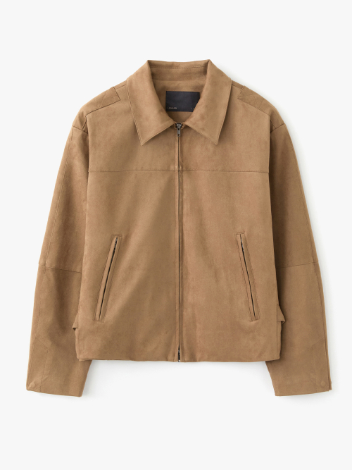 르마드() 웨스턴 페이크 스웨이드 비조 자켓 - BROWN 상품 이미지