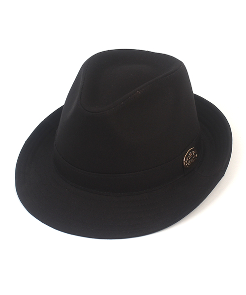 BU Black Cotton Fedora 페도라