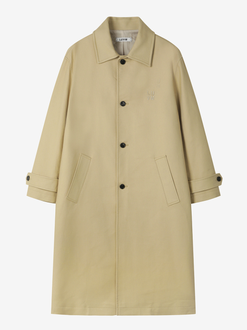 COTTON LONG COAT_BEIGE