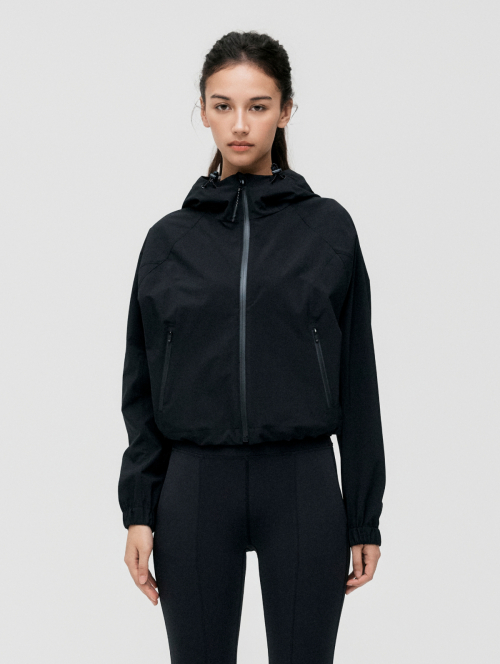 WS 3LAYER CROPPED ACTIVE JACKET-чёрный