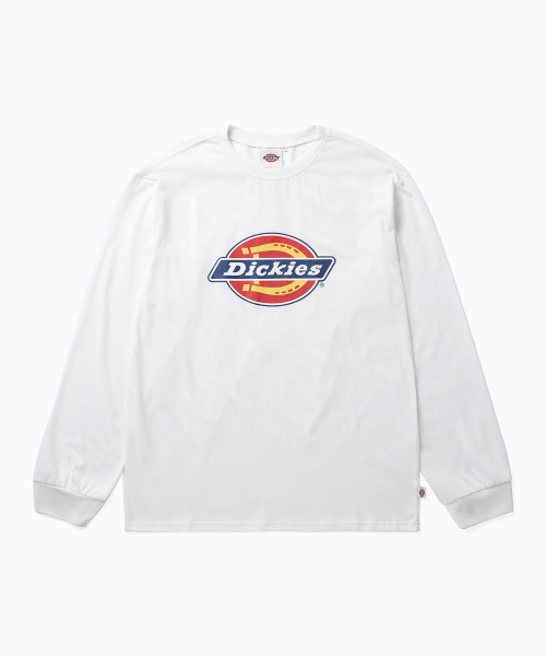 디키즈 트리 로고 롱슬리브 White