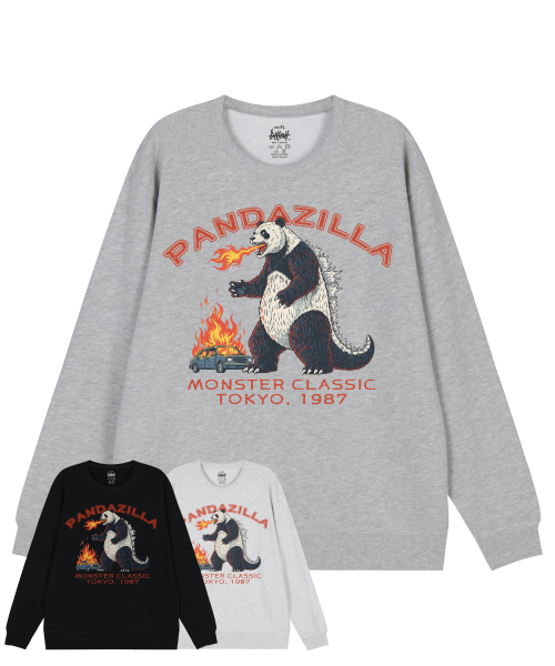 Свитшот Panda Zilla (3 цвета)