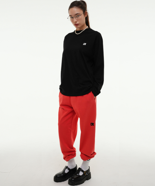 CENTAUR EMBLEM SWEATPANTS_RED