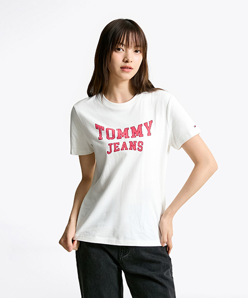 타미진스() 브러시 바시티 티셔츠 (T32F7TTO40TWT1YBL) 상품 이미지