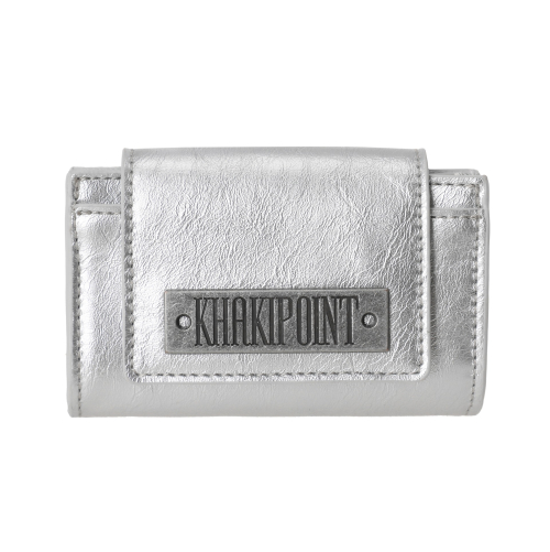 Leather Card Wallet (silver)