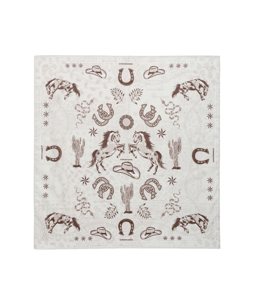 더바이닐하우스 TVH WESTERN PATTERN BANDANA CREAM
