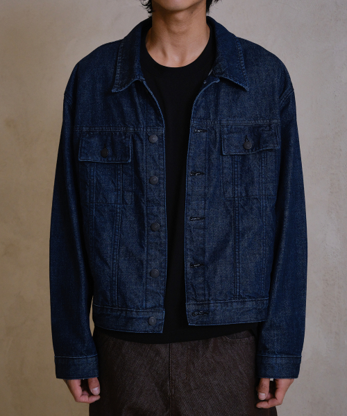 LOOSED джинсовая TRUCKER куртка (INDIGO)