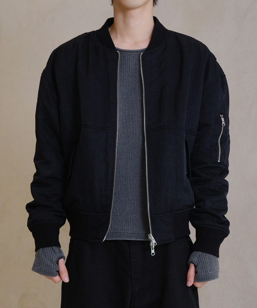 REVERSIBLE MA-1 куртка (чёрный)