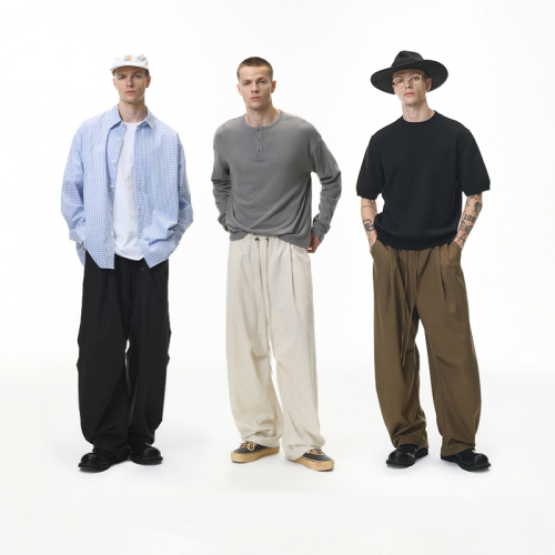 QB лён широкий Leg Pant