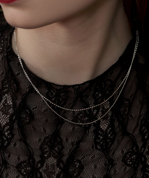 티오유(TOU) SS014 Layered Ball Chain Necklace - 후기 | 무신사