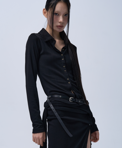 пуговица DETAIL SHIRTS кардиган(чёрный)