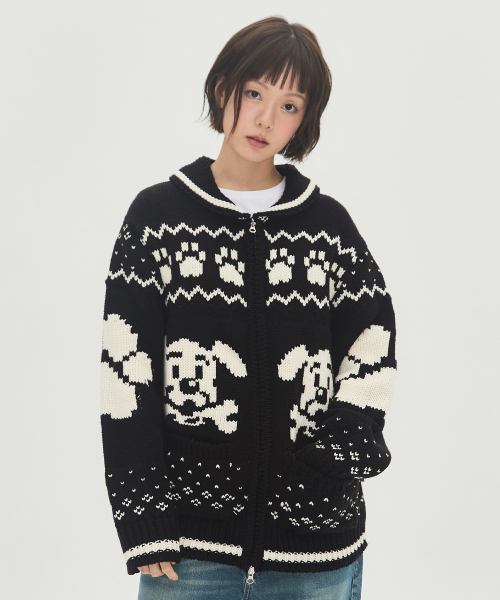 Кардиган ковичан Pooch [Black]