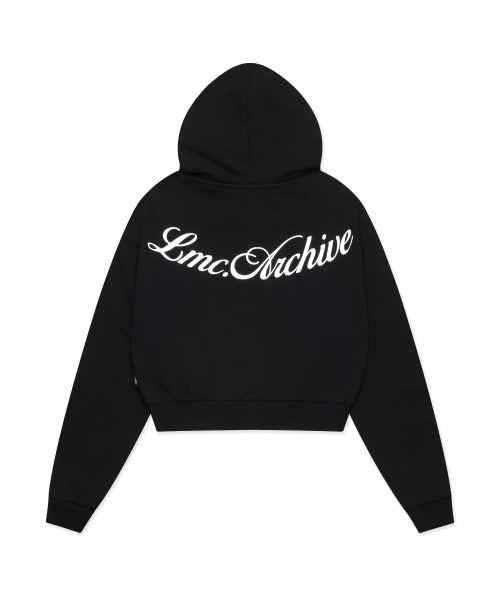 WM BACK LETTERING CROPPED худи чёрный