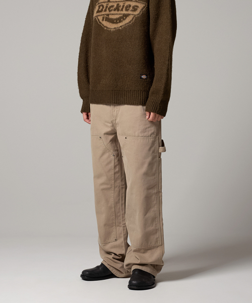 디키즈(DICKIES) 캔버스 더블니 카펜터 팬츠 Desert Sand - 사이즈