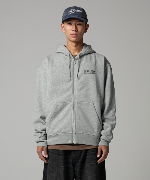 Худи на молнии Bolivar (Grey Melange)