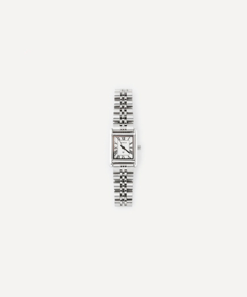 SQUARE METAL WATCH (SILVER)