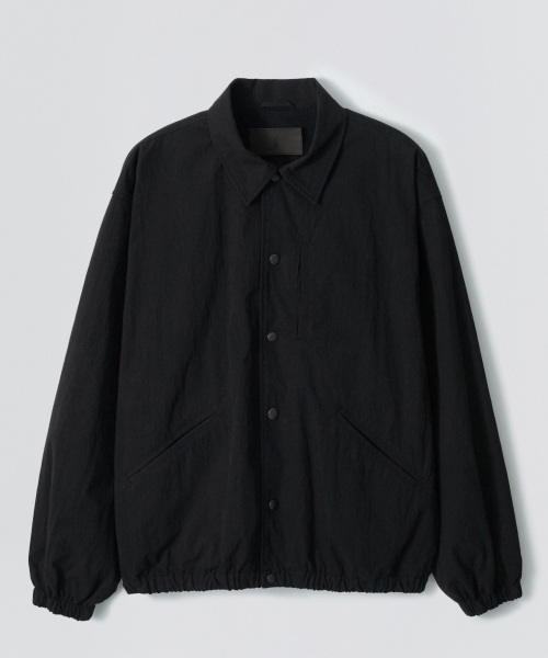 Nylon Coach Jacket_Black