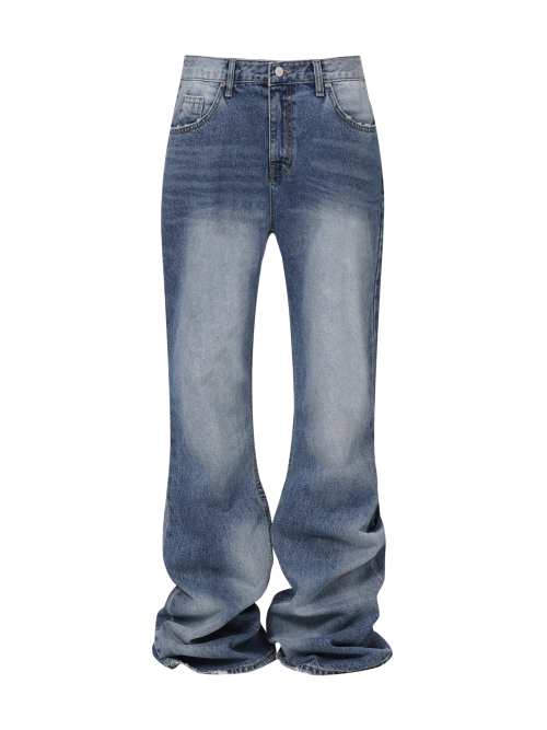 Flare Denim Pants - Blue