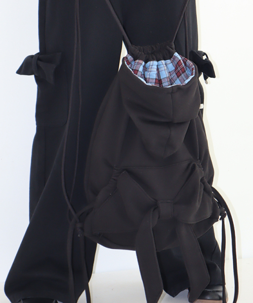 バッグ RONRON RIBBON HOOD SHOES BAG 론론(RONRON) RIBBON HOOD SHOES BAG BLACK - 사이즈 & 후기 | 무신사