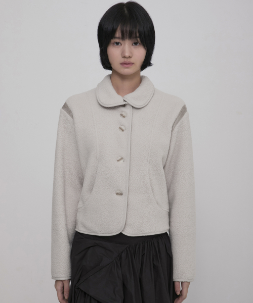 플레어업() Wave Fleece Jacket (FL-049_Light Beige) 상품 이미지