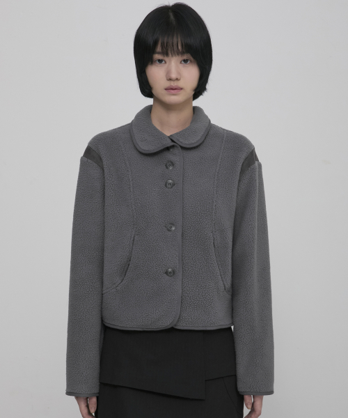 플레어업() Wave Fleece Jacket (FL-049_Gray) 상품 이미지