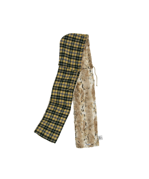 REVERSIBLE HOODIE SCARF [YELLOW]