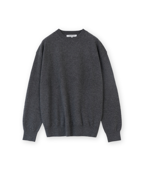 Extra Super Fine Crewneck Knit, Charcoal