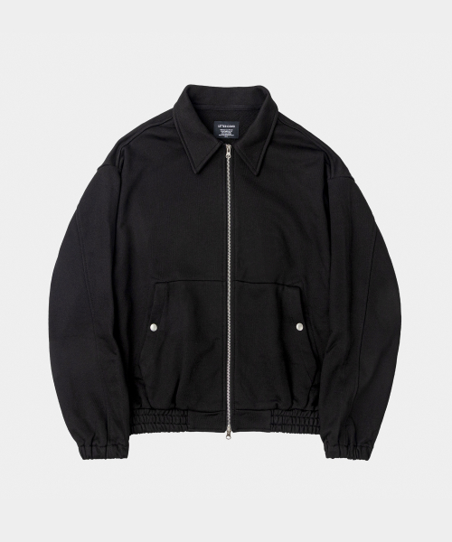 Habi blouson Sweat Jacket Black