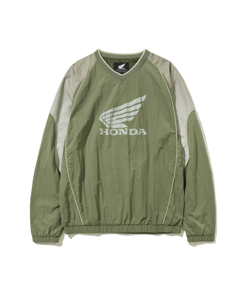 MUSINSA | PHYPS MOTORCYCLE Speed Track Solid nylon Long Sleeve Brown