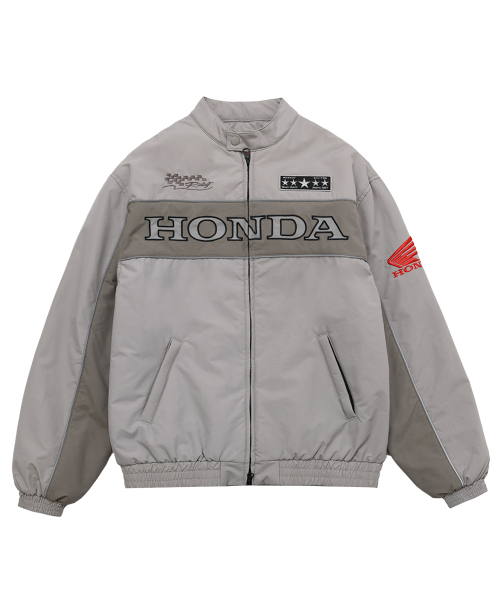 혼다 모터사이클() Piping Motorcycle Blouson Jacket Gray 상품 이미지