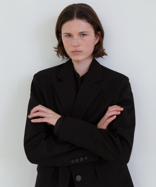vintage tailored jacket_black