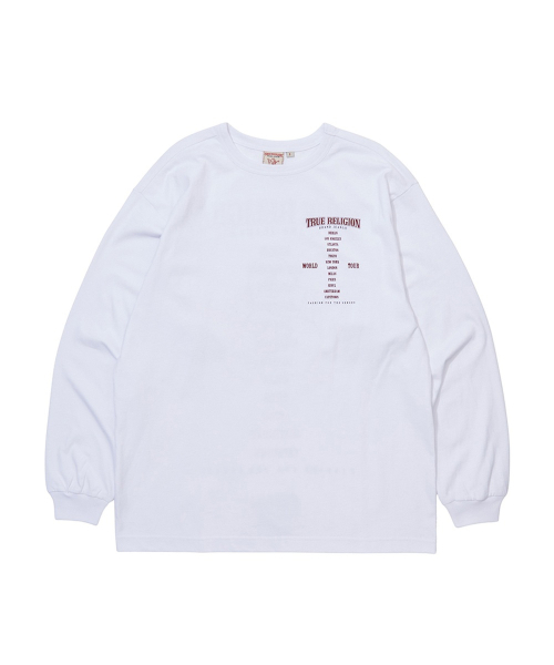 WORLD TOUR LONG SLEEVE (SOLID)_WHITE