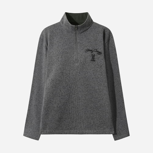 Базовый анорак на молнии Temp Knit (D.CHARCOAL GREY)