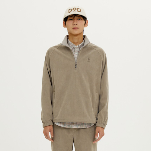 Базовый анорак на молнии Temp Knit (IVORY)