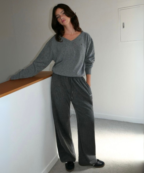 Ribbed Sweatpants Charcoal