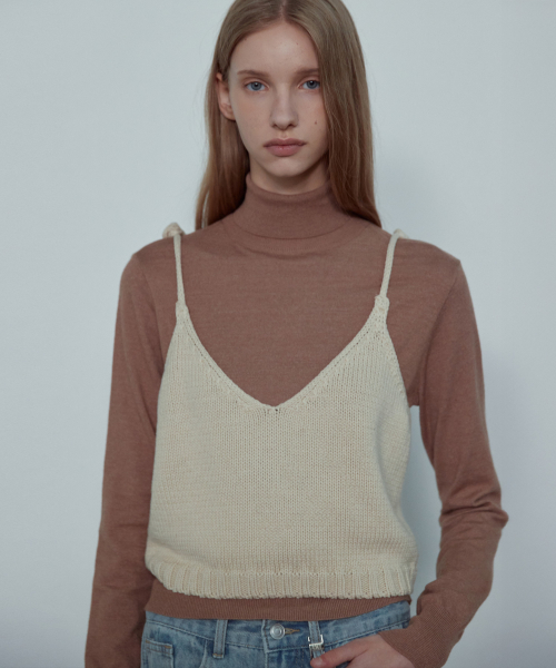 MI-HEY CROP KNIT BUSTIER_NFKN5278