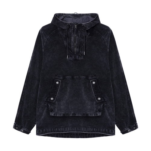 Вельветовый анорак Garment Dying Navy