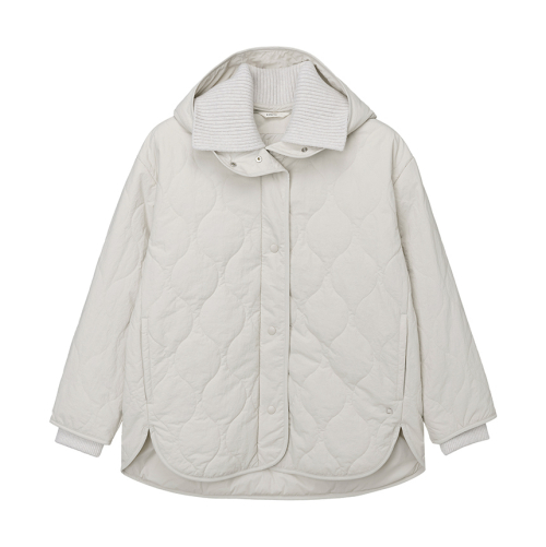 Женская теплая куртка с капюшоном Light Beige