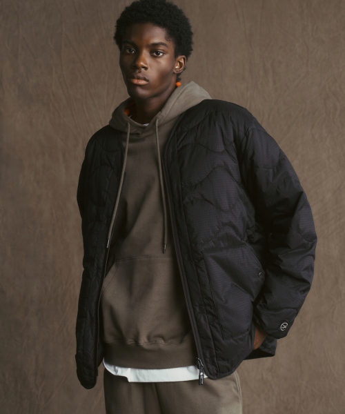 WAVE QUILTED LINNER JUMPER (чёрный)