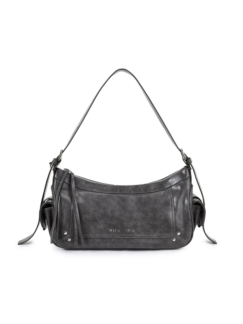 RIVET POINT QUAD SHOULDER BAG IN серый