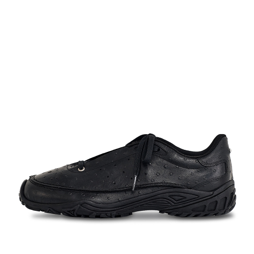 네거티브쓰리(NEGATIVE THREE) Copenhagen Sneakers_Ostrich leatherBlack - 사이즈 ...