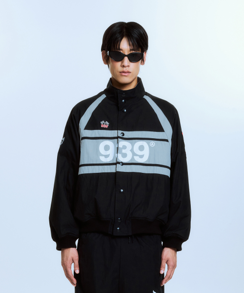 아카이브 볼드() 939 RACING PANEL PADDED JACKET (BLACK) 상품 이미지