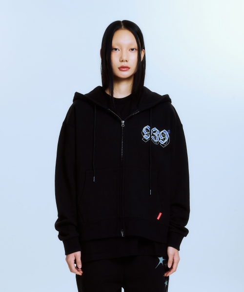 아카이브 볼드() UNDEFEATED HOOD ZIP-UP (BLACK) 상품 이미지