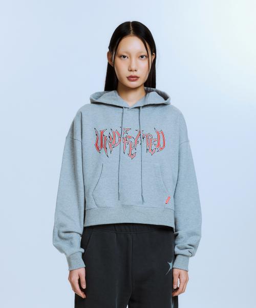 아카이브 볼드() UNDEFEATED CROP HOOD (GRAY) 상품 이미지